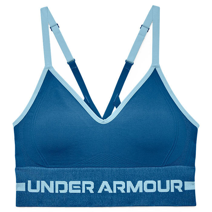 Under Armour Seamless Low Long Sports Bra Women's Sports Bra (Pack of 1),  Green : : Fashion