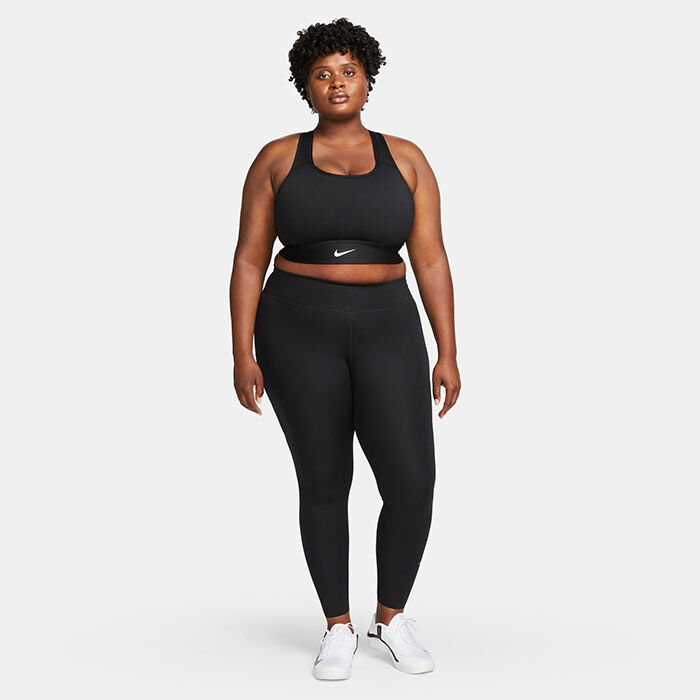 Women's Dri-FIT® Swoosh Medium Support Longline Sports Bra (Plus Size), Nike