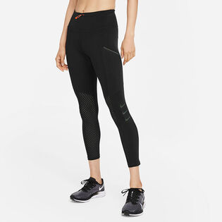  Nike Womens Speed Dri Fit Mesh Twist Running Leggings,Black,X-Small  : Clothing, Shoes & Jewelry